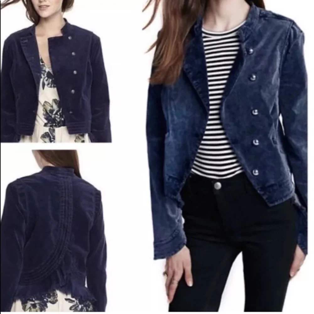 COPY - Free People VELVET Military Blazer - Picture 6 of 10